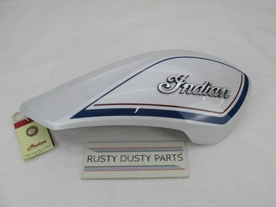 Indian OEM NOS FTR Right Airbox Tank Cover, Pearl White 5454537