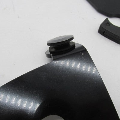 Memphis Shades NOS Trigger-Lock Mounting Plates Set, Black M1740EB M17