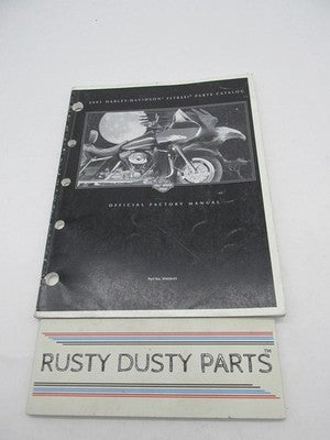 Harley-Davidson Official Factory 2001 FLTRSEI2 Manual Parts Catalog 99428-01