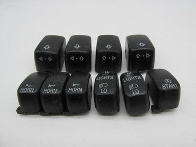 Mixed Lot of 10 Harley-Davidson Stock Handlebar Control Switch Buttons