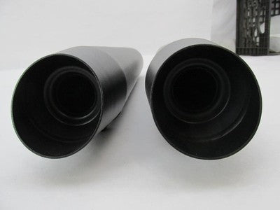 Pair of Harley-Davidson Genuine Black Exhaust Mufflers 64900766A & 649