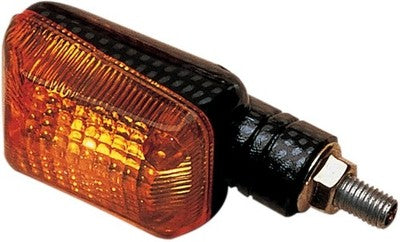 K & S Universal Mini-Stalk Marker Lights Mini Black with Amber Lens 25