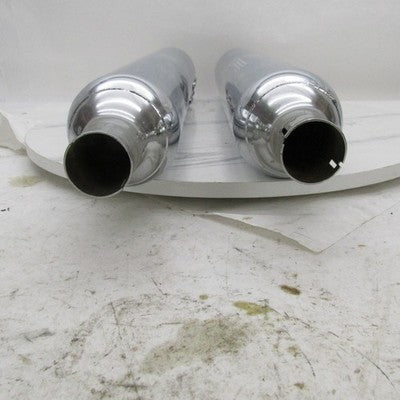 Harley Davidson OEM Set of Chrome Slip On Exhaust Mufflers 65538-95B 6