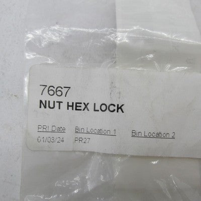 Lot of 11 Harley-Davidson OEM NOS 3/8-16 x 9/32 x 9/16 Hex Lock Nuts 7