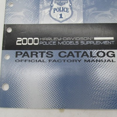 Harley Davidson OEM 2000 Police Models Supplement Factory Manual 99545