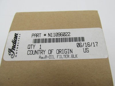 Indian Genuine OEM NOS Black Oil Filter N11096022