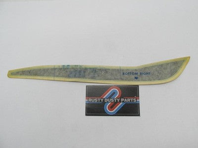 Harley Davidson Genuine NOS Fuel Tank Stripe Decal Bottom Right Vintag
