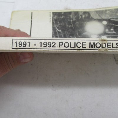 Harley Davidson Official Factory 1991 and 1992 Police Parts Catalog 99