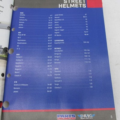 Drag Specialties Parts Unlimited 2026 Helmet and Apparel Catalog 9901-