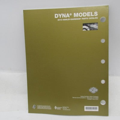 Harley-Davidson Official Factory 2010 Dyna Models Parts Catalog 99439-