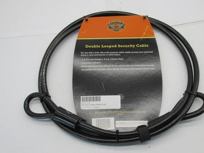 Harley Davidson OEM NOS 7' x 0.4" (10MM) Double Looped Security Cable
