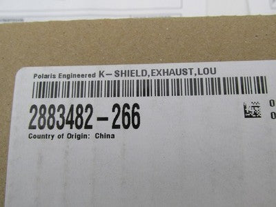 Indian 2017-24 Scout Louvered Exhaust Heat Shields Matte Black 2883482