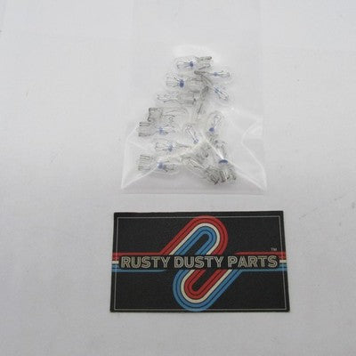 Lot of 14 Harley Davidson OEM NOS Tachometer / Fuel Gauge Bulbs Clear