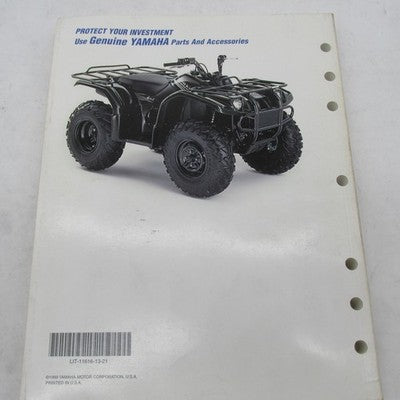 Yamaha YFM400FWAM © Service Manual Operator Guide LIT-11616-13-21 5GH
