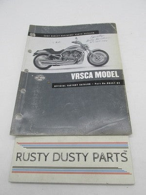 Harley-Davidson Official Factory 2002 VRSCA Model Parts Catalog 99457-02