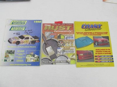 Mixed Lot of 10 Hot Rod Chevy Auto Enthusiast Magazines and Catalogs