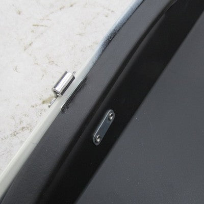 Harley OEM 93-13 Touring Police Right Saddlebag Lid Birch White 90612-