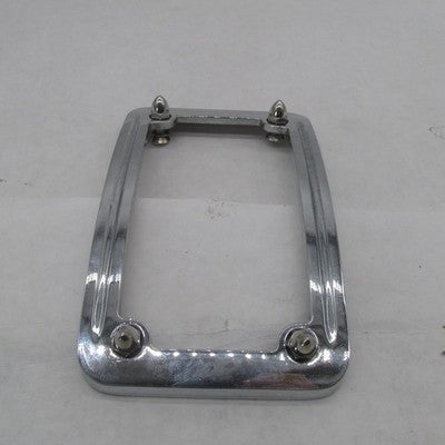 Harley Davidson OEM Chrome Curved License Plate Frame FLHX 2010+ 67900