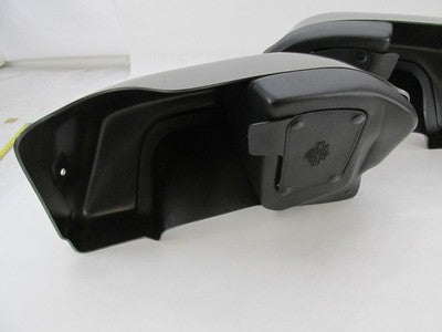 Pair of Harley-Davidson Lower Fairing Glove Box Assemblies Gray