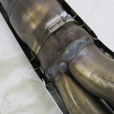 Harley OEM Stock 23+ Touring Catalyst Headers w/ Chrome Heat Shields 6