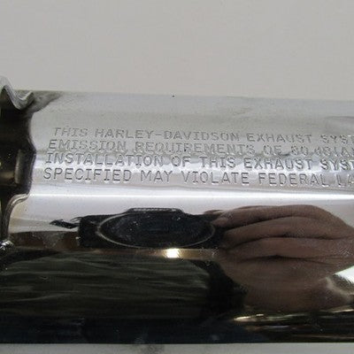 Pair of Harley OEM Screamin Eagle Nightstick Slip-on Mufflers FLTRU 64