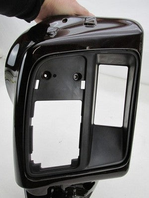 Harley Genuine NOS Lower Left Blackened Cayenne Sunglo Fairing 5710016