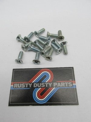 Lot of 17 Harley Genuine NOS 1/4"-20 x 3/4" Pozidriv Countersunk Screw