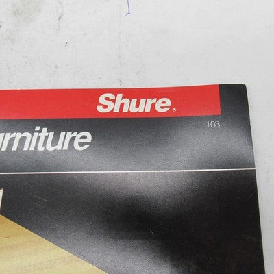 Lot of 6 Vintage Shure OEM Industrial Shop Furniture + Fixtures Catalo