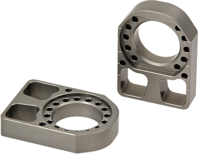 Pro Circuit Billet Axle Block Silver KAB17