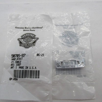 Lot of 2 Harley-Davidson OEM NOS Tour-Pak Hasp Rivet, Chrome 90705-97