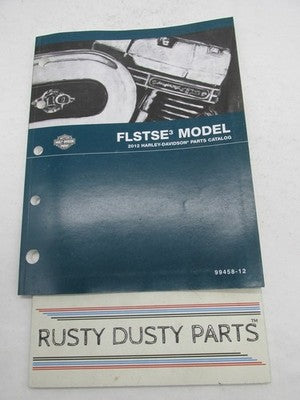 Harley-Davidson Official Factory 2012 FLSTSE3 Models Parts Catalog 994
