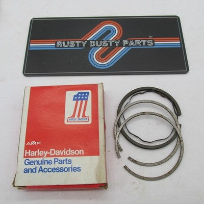 Harley-Davidson Genuine OEM NOS 57-91 Ironhead +.050" Piston Ring Set