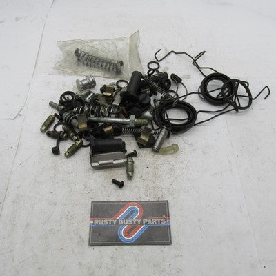 Large Mixed Lot of Vintage Brake Caliper Hardware and Reservoir Cylind