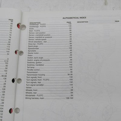 Harley-Davidson OEM Official 2000 Factory Softail Models Parts Catalog