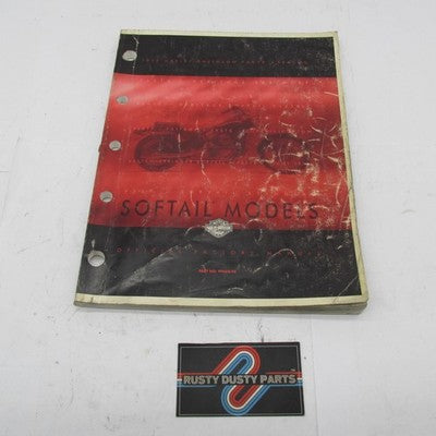 Harley Davidson Official Factory 1999 Softail Models Parts Catalog 994