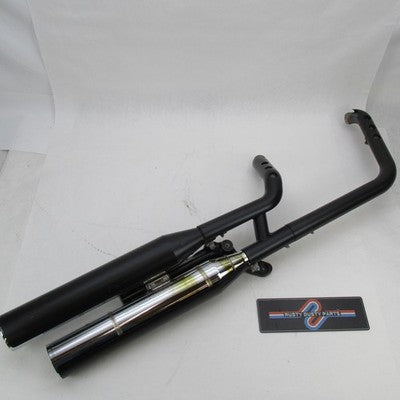 Harley Davidson OEM Stock Exhaust Muffler System w/ Bracket 64901186 6