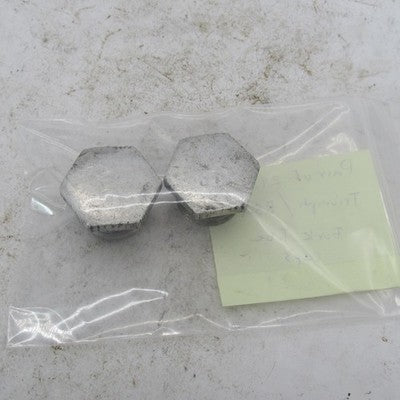 Pair of Vintage Triumph BSA Genuine 29mm Fork Tube Caps Fork Plugs