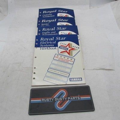 Lot of 4 Yamaha Royal Star Electrical Systems Training Service Manual