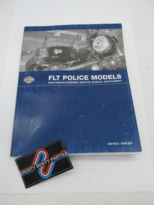 Harley Davidson Factory 2009 FLT Police Service Manual Supplement 9948