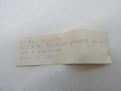 Lot of 4 Harley Davidson Genuine NOS Big Twin Right Baring Washers 246