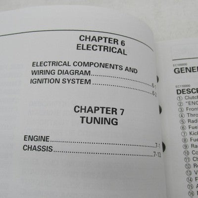 Yamaha YZ125L1 Owners Service Manual Operator Guide LIT-11626-12-26 5E