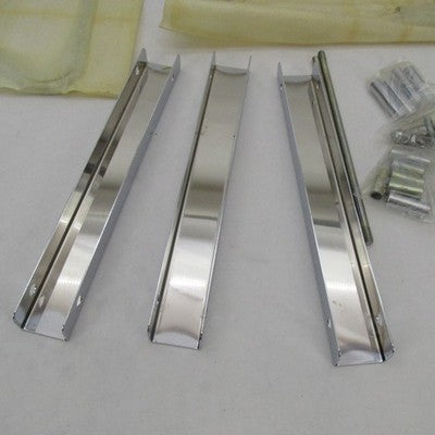 Harley Davidson OEM NOS Chrome 3 Channel Luggage Rack Kit FLHR 94+ 533