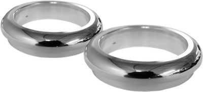 LA Choppers Fork Dust Covers 49mm Chrome LA-7503-49