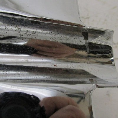 Vintage Chrome Hexagon Horseshoe Oil Tank Rigid Chopper Harley Triumph