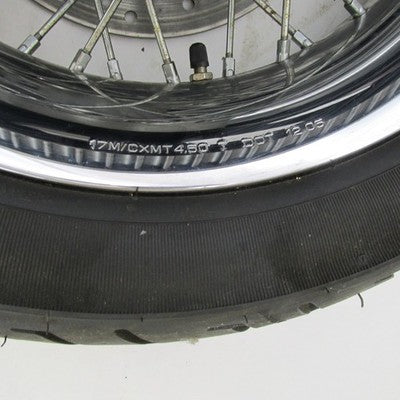 Harley OEM 06 Dyna Rear Smooth Laced 17x4.5" Wheel w/ Tire Rotor & 70T