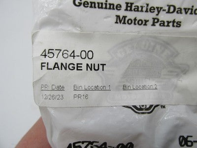 Lot of 4 Harley Davidson NOS Flange Nut 45764-00