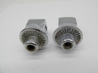 Kuryakyn NOS Harley Softail Chrome Splined Passenger Footpeg Adapters