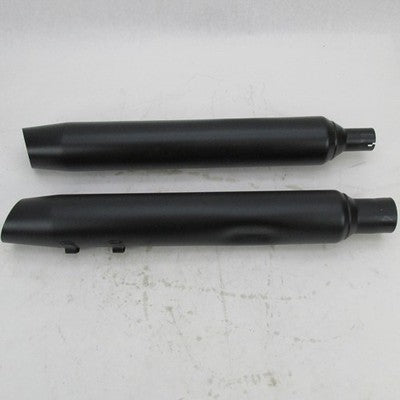 Set of Harley Davidson Genuine Black Stock Mufflers 64900766A 64900765