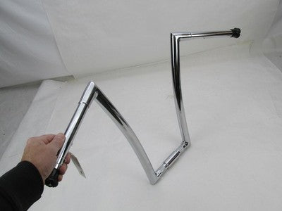 Todd's Cycle NOS 1-1/4" Strip Springer Handlebars 17" Rise, Chrome 06
