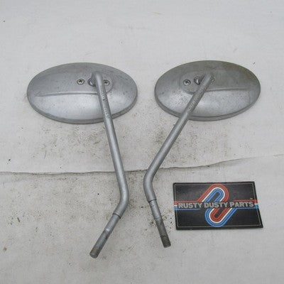 Harley Davidson OEM Pair of V-Rod Factory Oval Silver Mirrors 91914-01